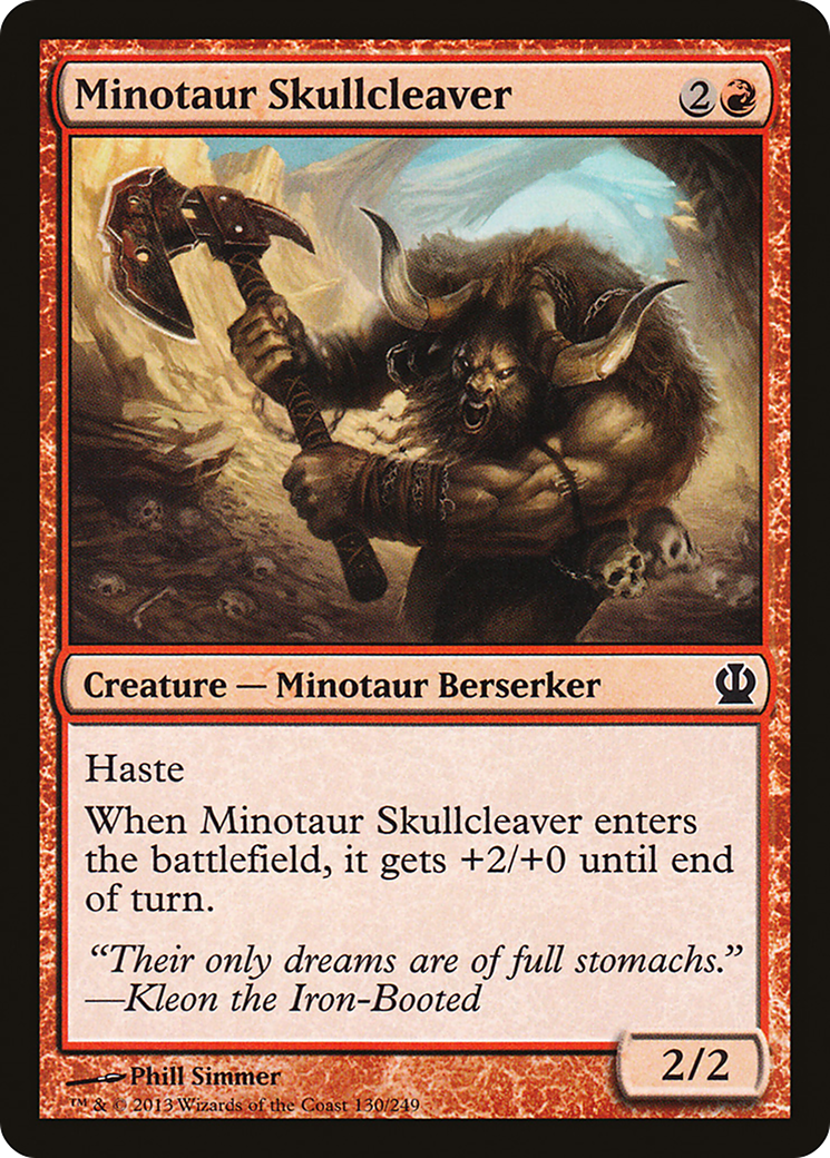 Minotaur Skullcleaver (THS) #130 [EN/N]