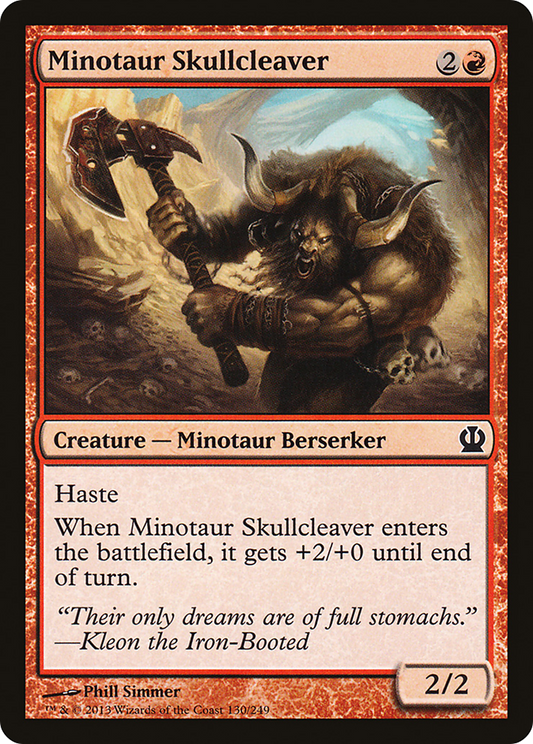 Minotaur Skullcleaver (THS) #130 [EN/N]