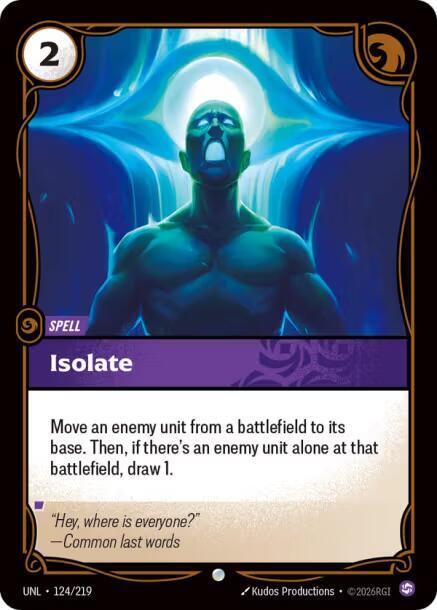 Isolate (UNL) #124 [EN/N]