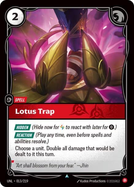 Lotus Trap (UNL) #013 [EN/N]