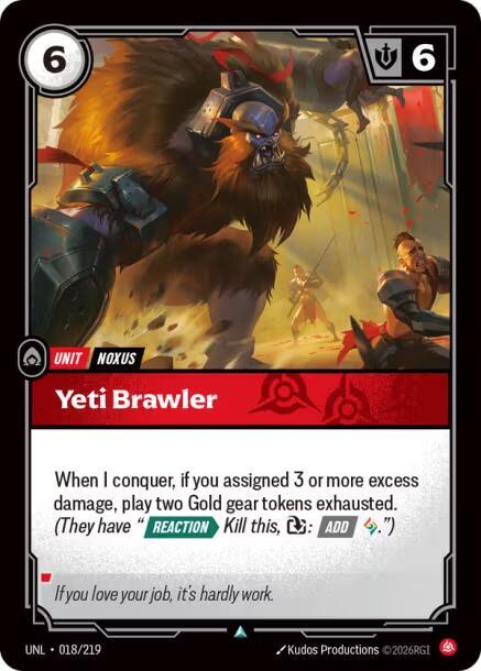 Yeti Brawler (UNL) #018 [EN/N]