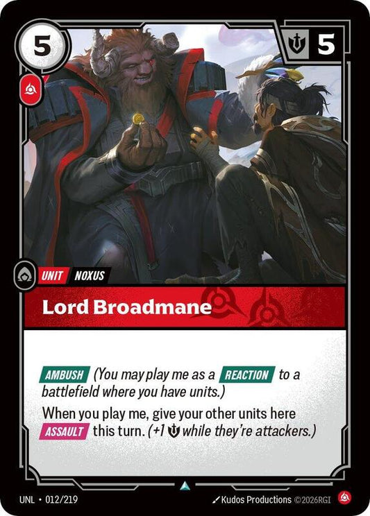 Lord Broadmane (UNL) #012 [EN/N]