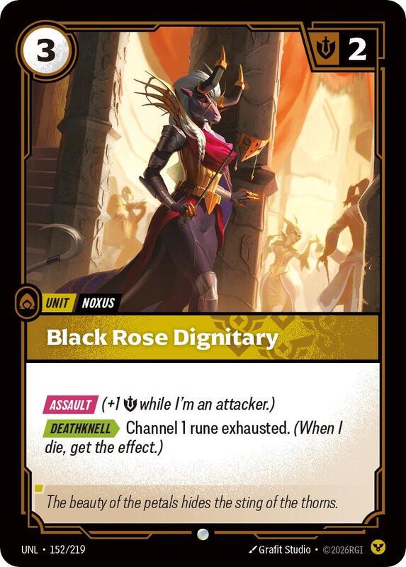 Black Rose Dignitary (UNL) #152 [EN/N]