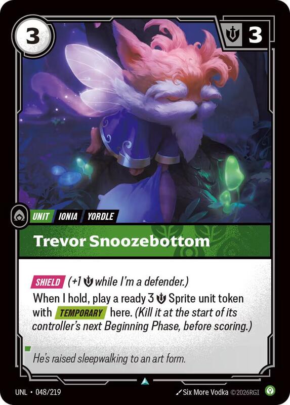Trevor Snoozebottom (UNL) #048 [EN/N]