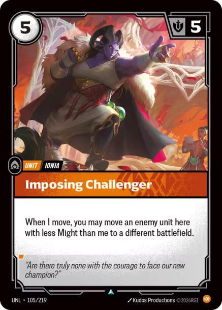 Imposing Challenger (UNL) #105 [EN/N]
