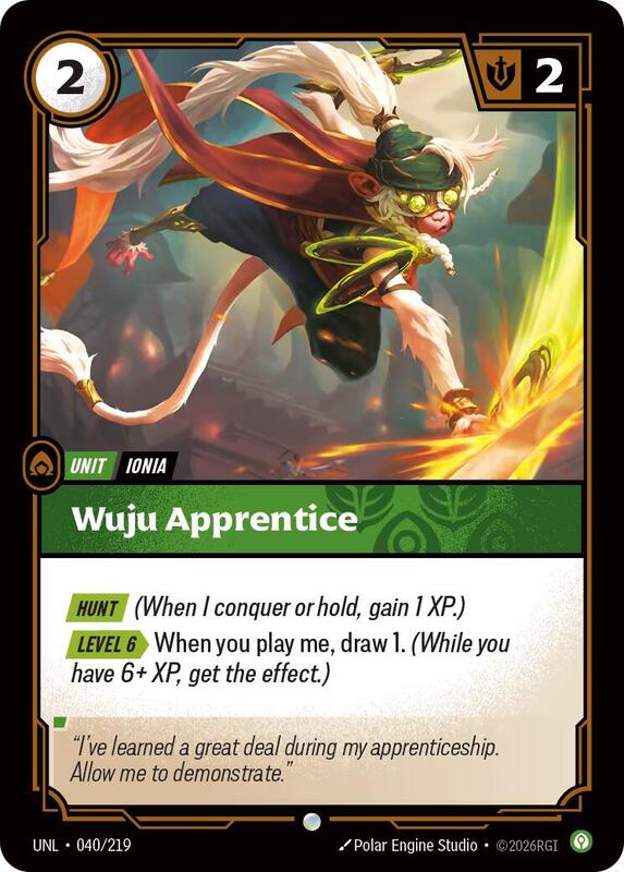 Wuju Apprentice (UNL) #040 [EN/N]