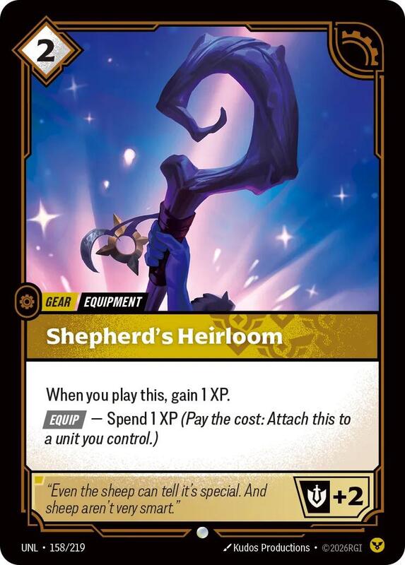 Shepherd's Heirloom (UNL) #158 [EN/N]