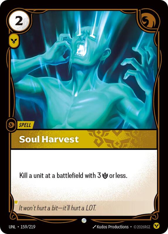 Soul Harvest (UNL) #159 [EN/N]