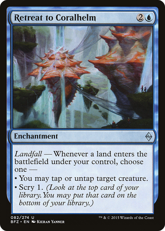 Retreat to Coralhelm (BFZ) #82 [EN/N]