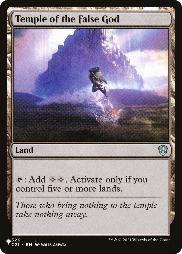 Temple of the False God (PLST) #C21-326 [EN/N] s/o