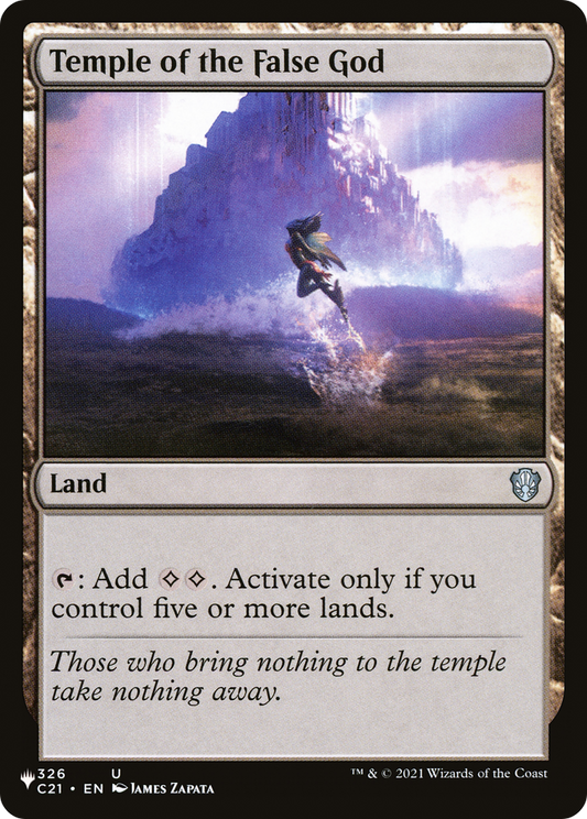 Temple of the False God (PLST) #C21-326 [EN/N] s/o