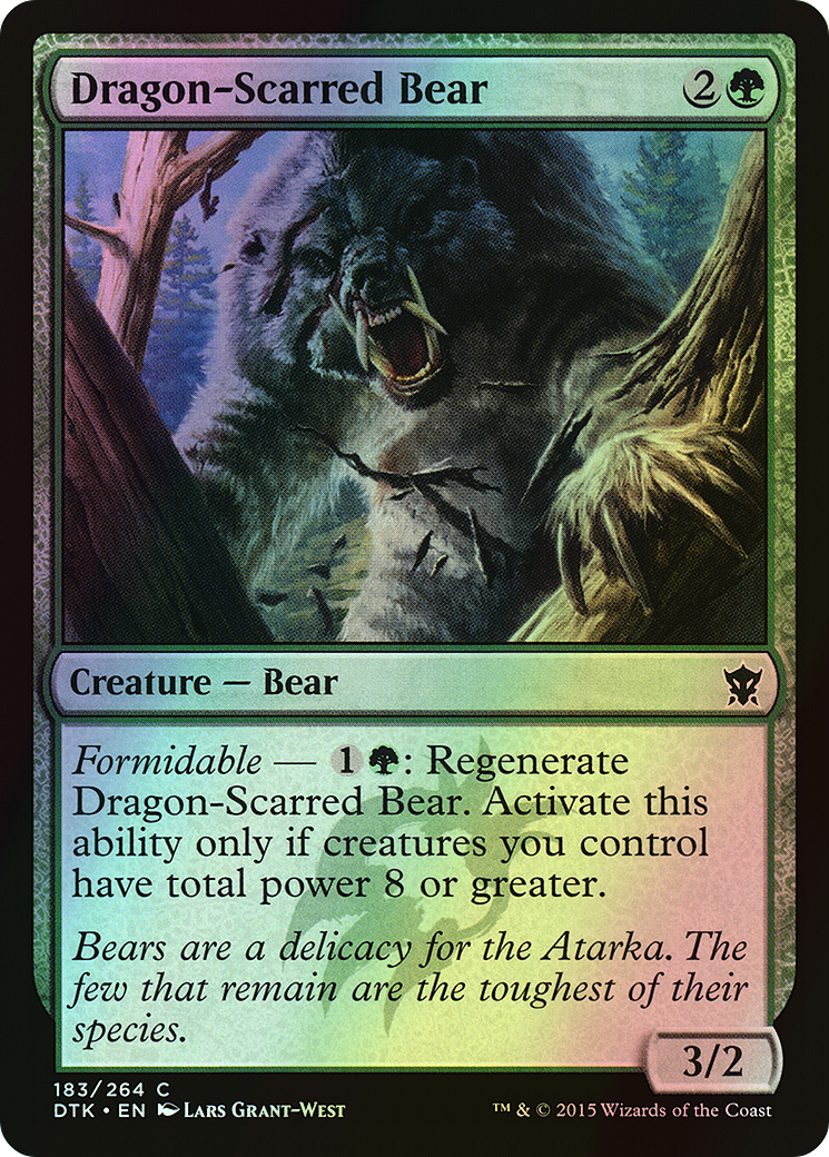 Dragon-Scarred Bear (DTK) #183 [EN/F]