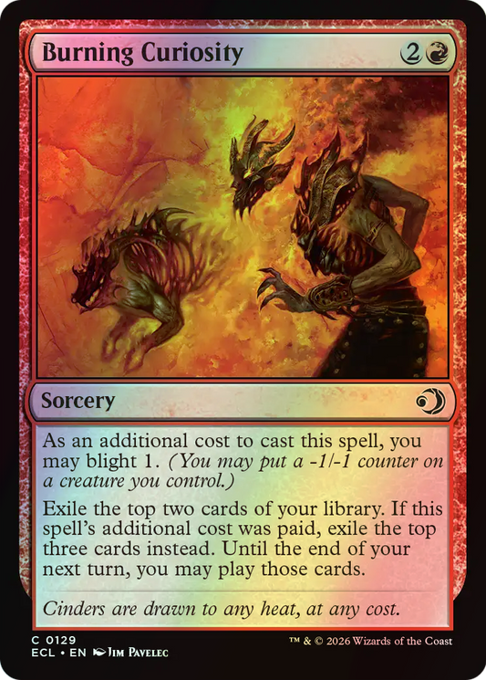 Burning Curiosity (ECL) #129 [EN/F] s/o