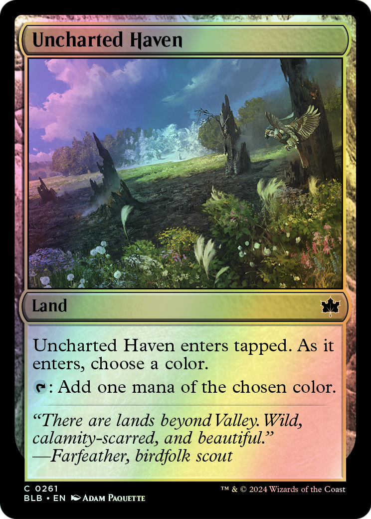 Uncharted Haven (BLB) #261 [EN/F] s/o