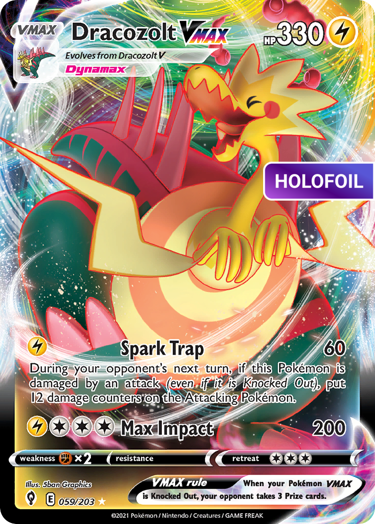 Dracozolt VMAX (EVS) #059 [EN/H] s/o