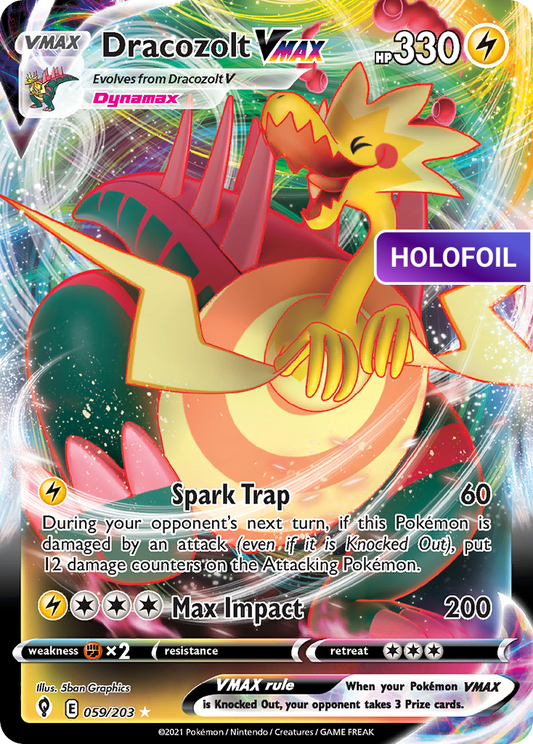 Dracozolt VMAX (EVS) #059 [EN/H] s/o