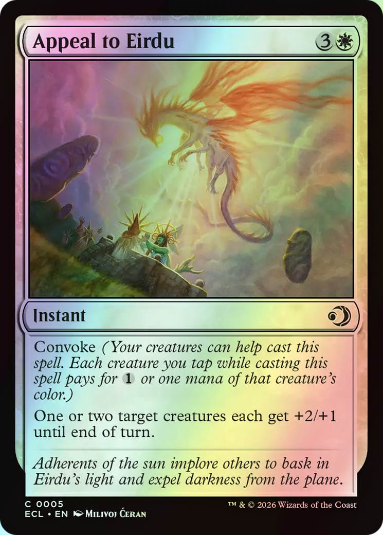 Appeal to Eirdu (ECL) #5 [EN/F]