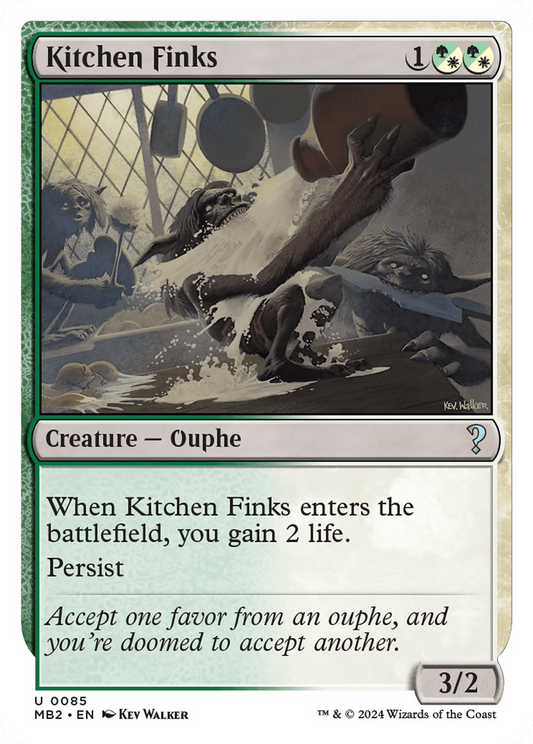 Kitchen Finks (MB2) #85 [EN/N]