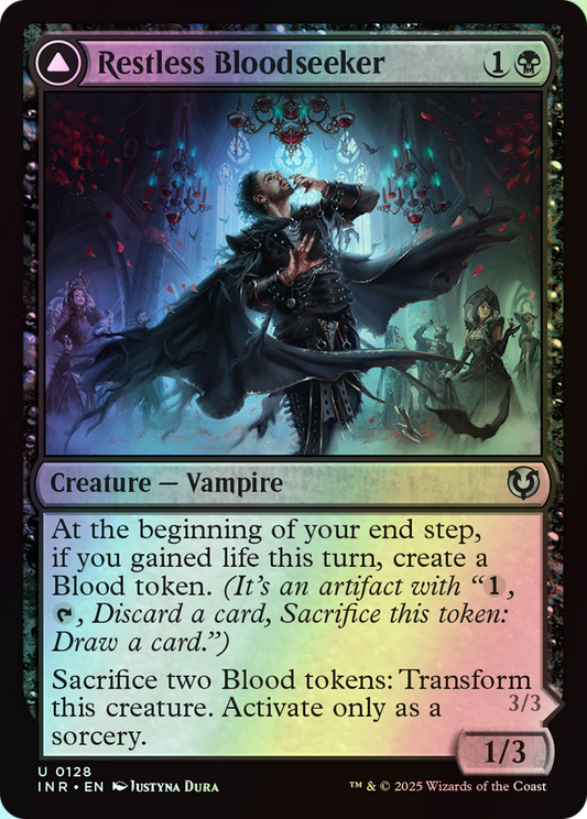 Restless Bloodseeker // Bloodsoaked Reveler (INR) #128 [EN/F] s/o