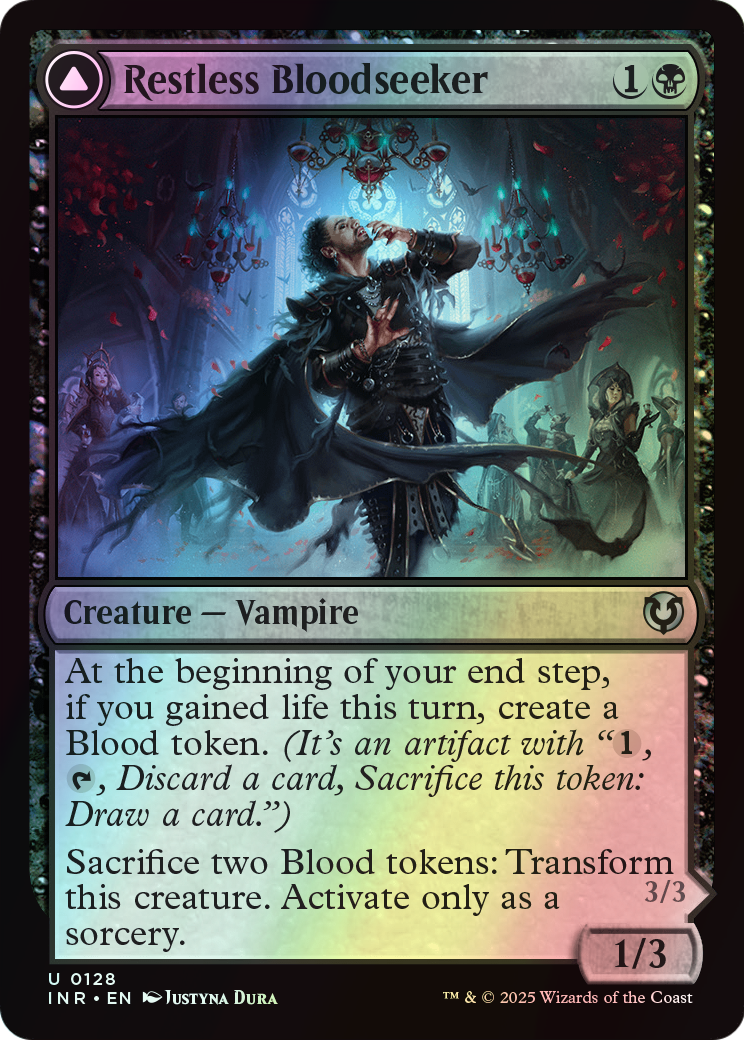 Restless Bloodseeker // Bloodsoaked Reveler (INR) #128 [EN/F] s/o
