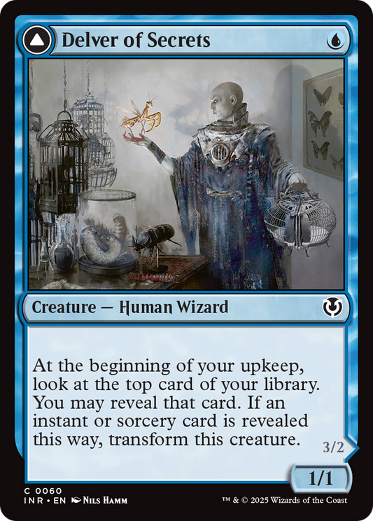 Delver of Secrets // Insectile Aberration (INR) #60 [EN/N] s/o