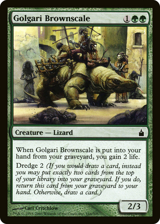 Golgari Brownscale (RAV) #166 [EN/N] s/o