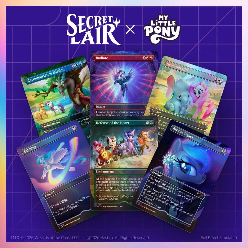Secret Lair Drop: Secret Lair Drop: Secret Lair x My Little Pony: Friendship is Magic - Traditional Foil Edition (SLD) [EN]
