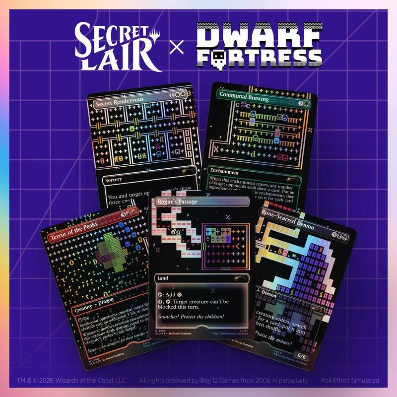 Secret Lair Drop: Secret Lair Drop: Secret Lair x Dwarf Fortress: Create New World - Traditional Foil Edition (SLD) [EN]