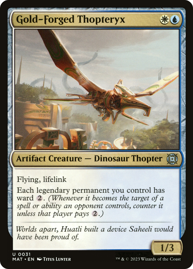 Gold-Forged Thopteryx (MAT) #31 [EN/N] s/o