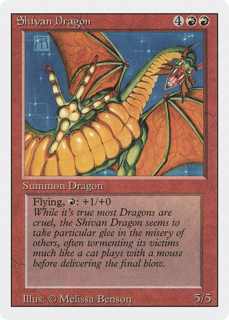 Shivan Dragon (3ED) #177 [EN/N]