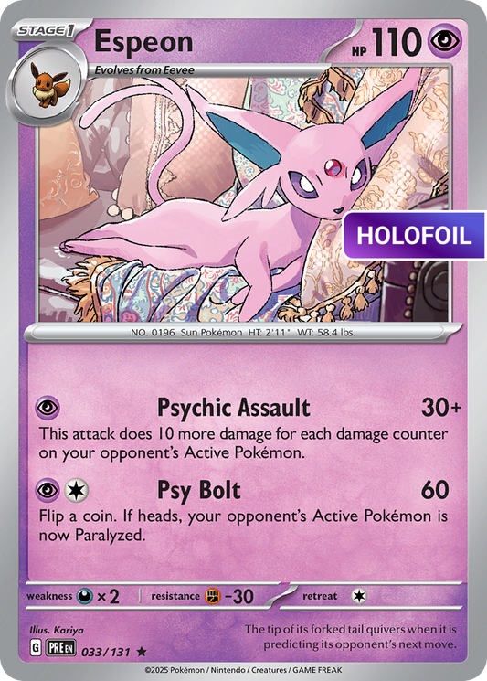 Espeon (PRE) #33 [EN/H] s/o