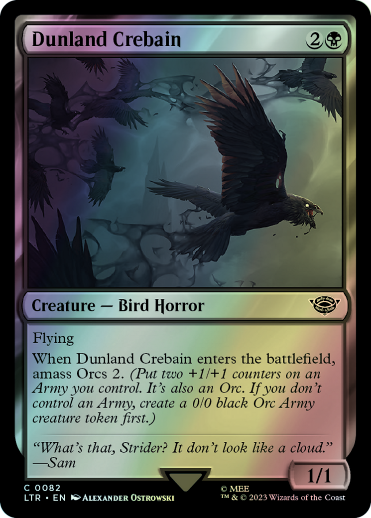 Dunland Crebain (LTR) #82 [EN/F]