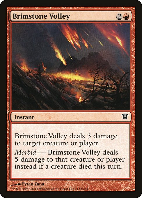 Brimstone Volley (ISD) #132 [EN/N] s/o