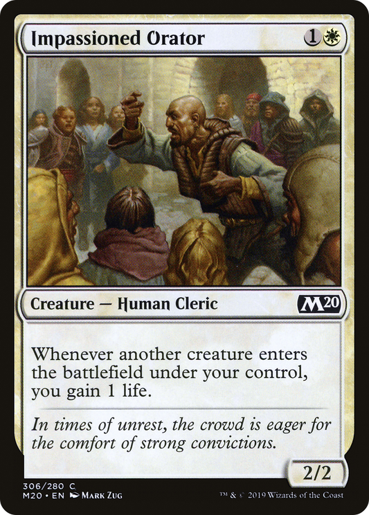 Impassioned Orator (M20) #306 [EN/N]