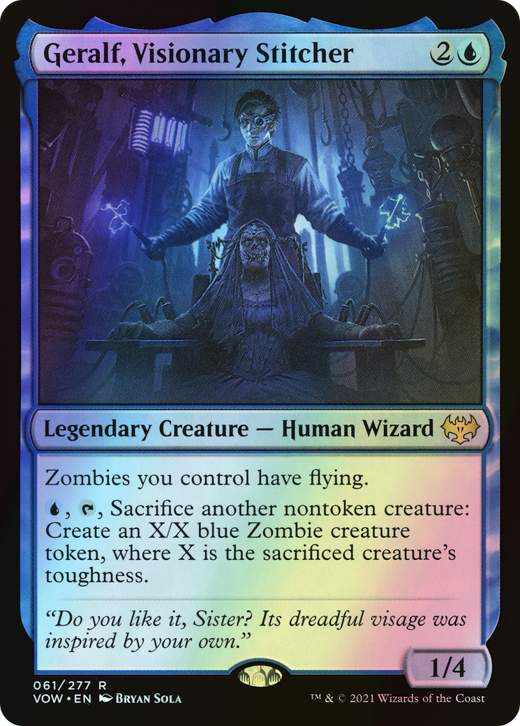 Geralf, Visionary Stitcher (VOW) #61 [EN/F] s/o