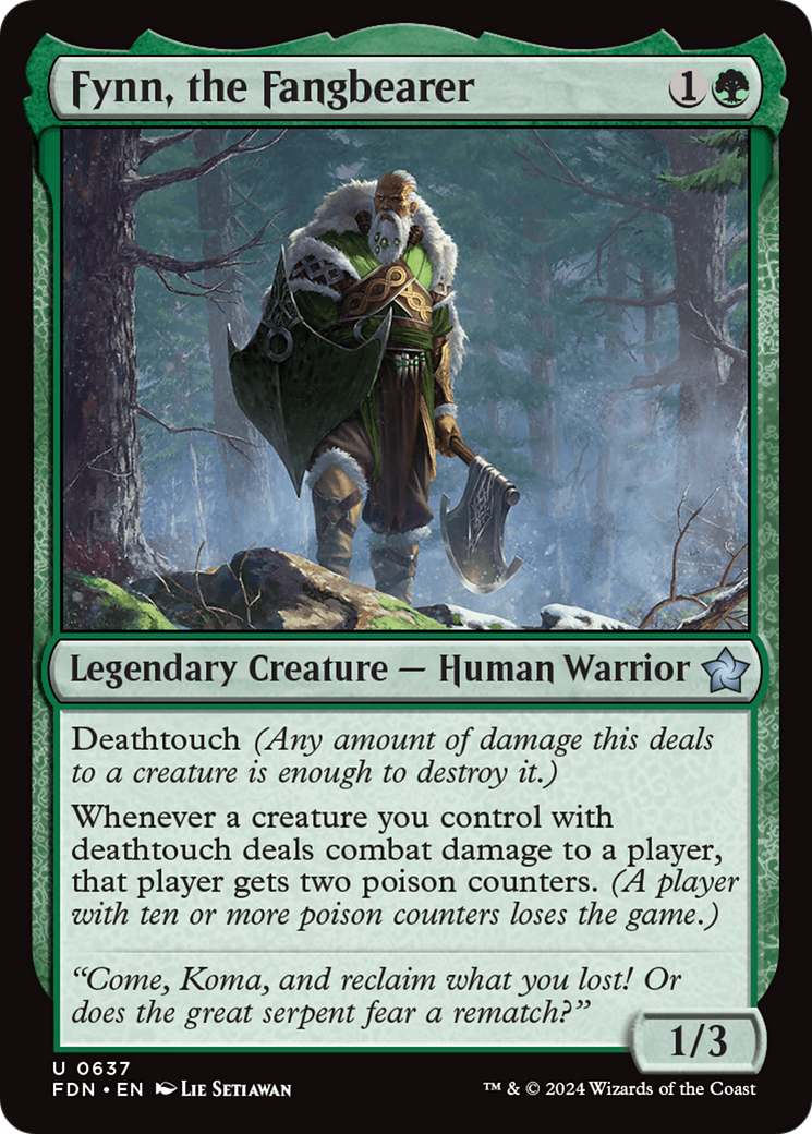 Fynn, the Fangbearer (FDN) #637 [EN/N] s/o