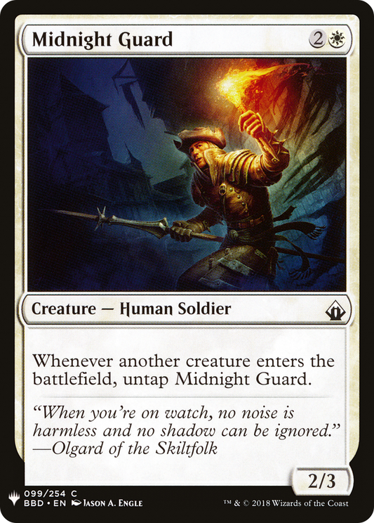 Midnight Guard (PLST) #BBD-99 [EN/N] s/o