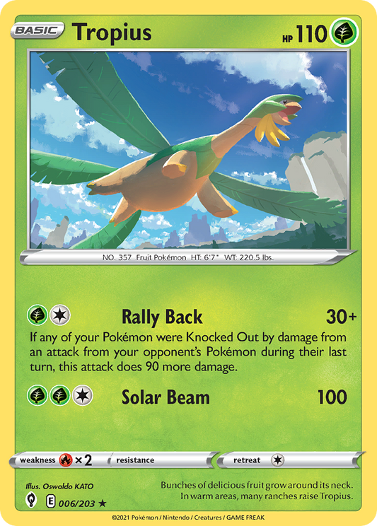 Tropius (EVS) #006 [EN/N] s/o