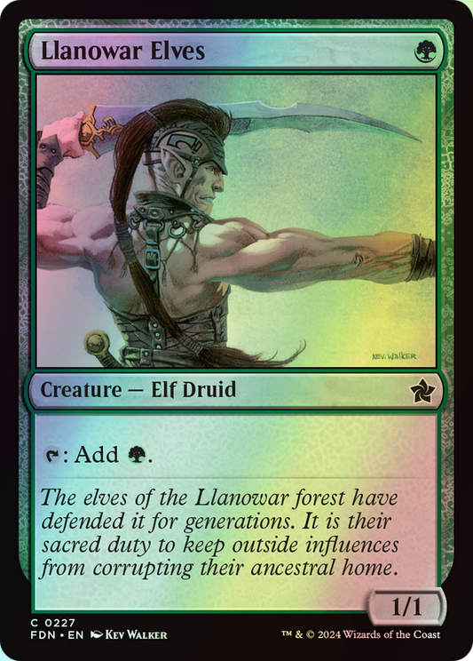 Llanowar Elves (FDN) #227 [EN/F]