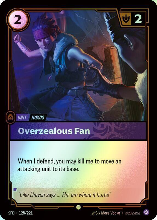 Overzealous Fan (SFD) #128 [EN/F] s/o