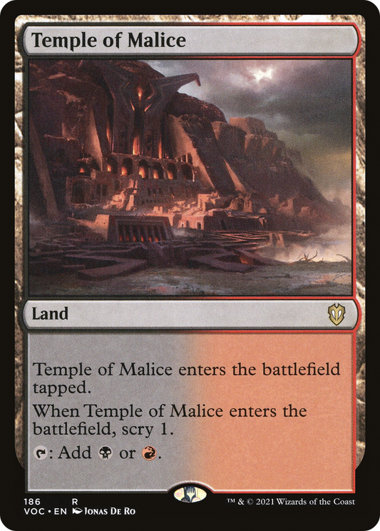 Temple of Malice (VOC) #186 [EN/N]