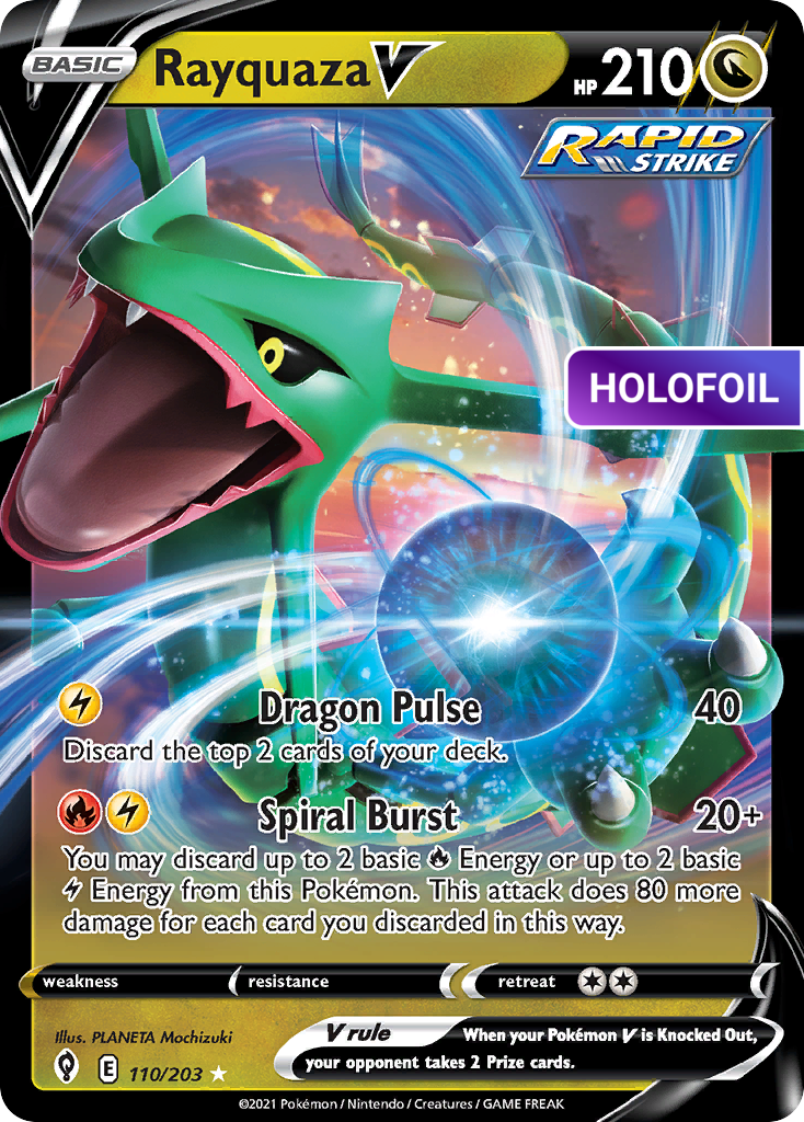 Rayquaza V (EVS) #110 [EN/H]