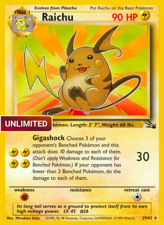 Raichu (29) (FO) #29 [EN/U] s/o