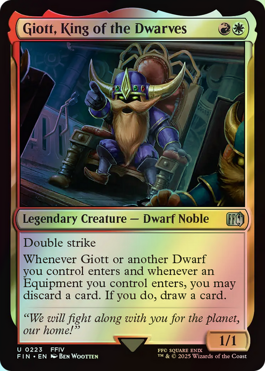 Giott, King of the Dwarves (FIN) #223 [EN/F] s/o