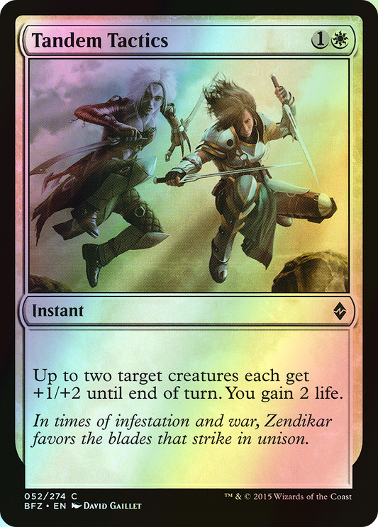Tandem Tactics (BFZ) #52 [EN/F]