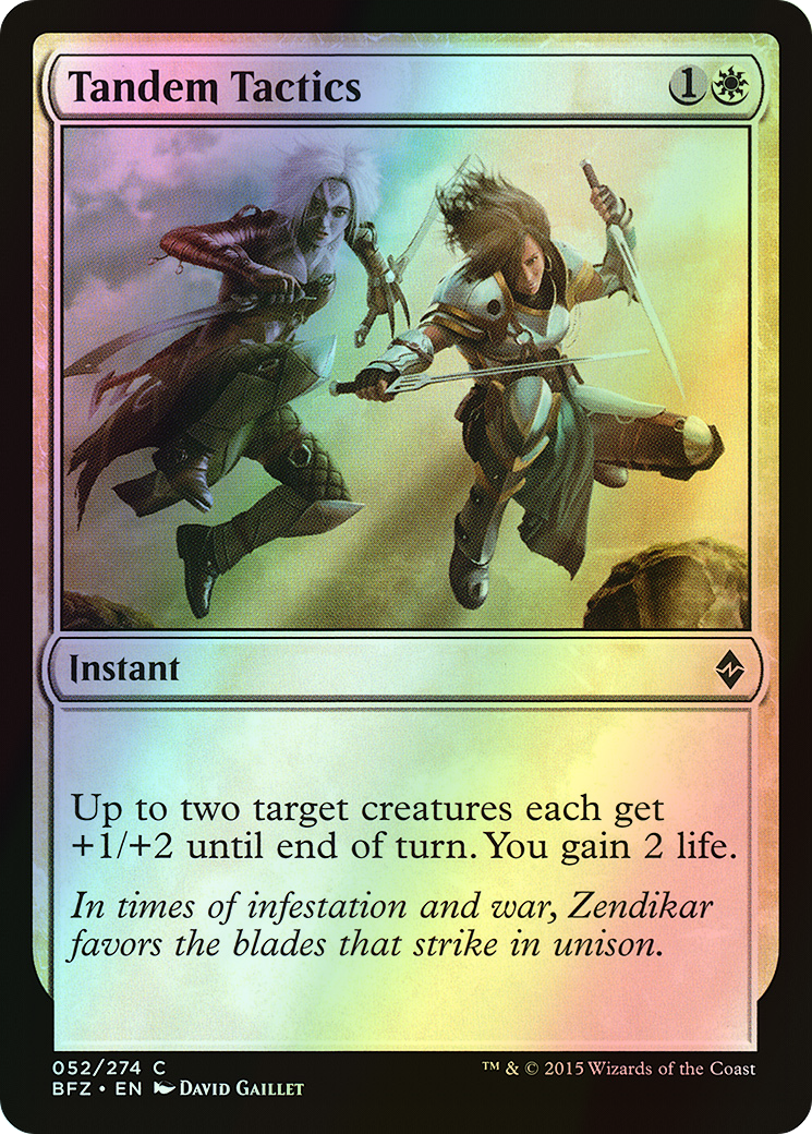 Tandem Tactics (BFZ) #52 [EN/F]
