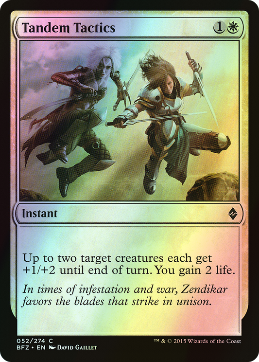 Tandem Tactics (BFZ) #52 [EN/F]
