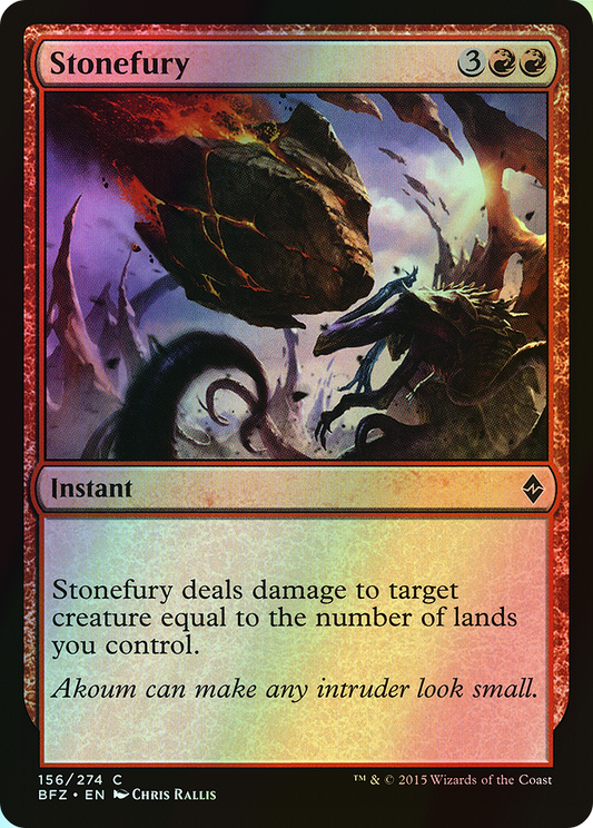 Stonefury (BFZ) #156 [EN/F]