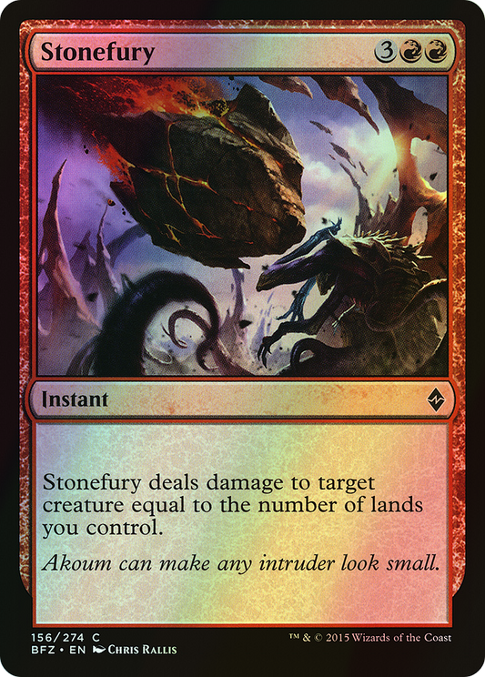 Stonefury (BFZ) #156 [EN/F]