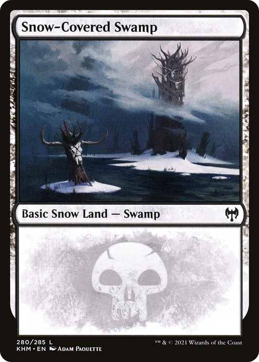 Snow-Covered Swamp (KHM) #280 [EN/N] s/o